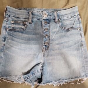 American Eagle Outfitters Light Blue Jean Shorts